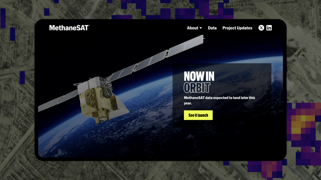 MethaneSAT website page
